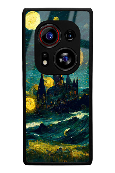 Spoyi Tecno Phantom X2 Pro Compatible Van Gogh Designed Glossy Phone Case