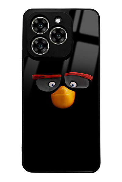 Spoyi Reeder S919 Compatible Black Angry Birds Design Glossy Phone Case