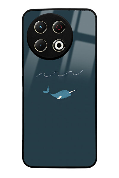 Spoyi Tecno Spark 30 Pro Compatible Fish Design Glossy Phone Case