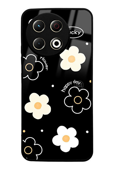 Spoyi Tecno Spark 30 Pro Lucky Happy Day Design Glossy Phone Case