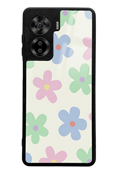 Spoyi Casper Via X40 Compatible Nude Flower Design Glossy Phone Case