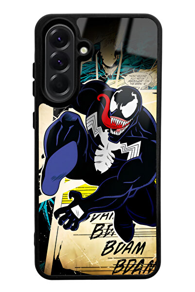 Spoyi Samsung A56 Compatible Venom Design Glossy Phone Case