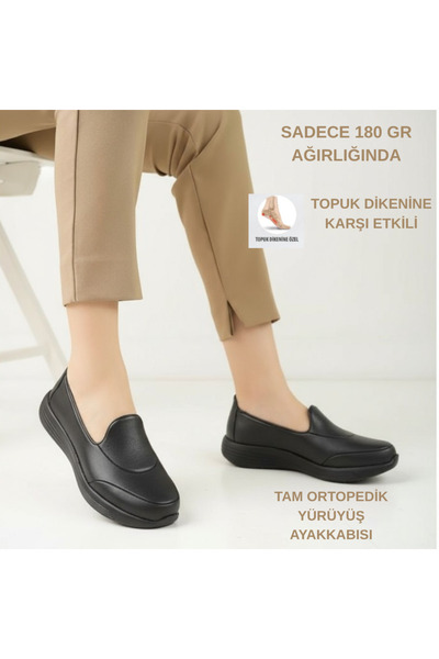 SHOUGO 100% Genuine Leather Dr. Recommended Full Orthopedic Walking Shoes for Mothers