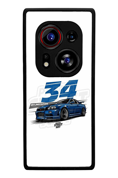 Spoyi Tecno Phantom X2 Pro Compatible Skyline Design Glossy Phone Case