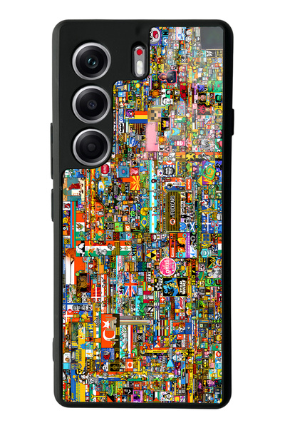 Spoyi Tecno Camon 40 Pro Compatible R/Place Commemorative Design Glossy Phone Case