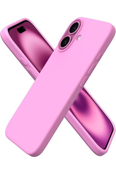 emybox غطاء هاتف آيفون 17 من السيليكون الناعم - مخملي من الداخل، غير لامع، مق...