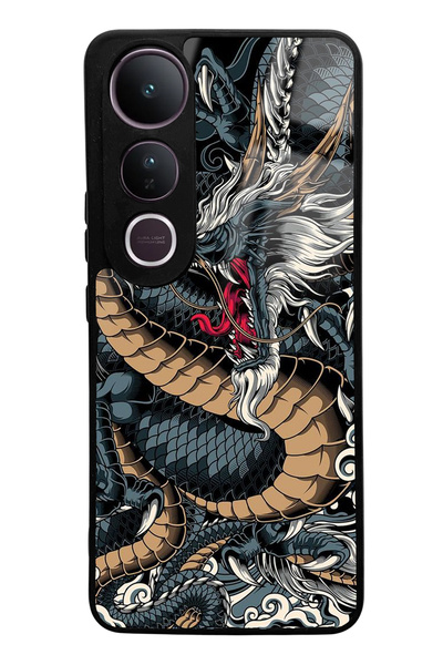 Spoyi Vivo V50 Lite Dragon Design Glossy Phone Case
