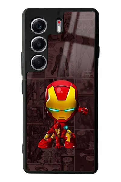 Spoyi Tecno Camon 40 Pro Iron Man Design Glossy Phone Case Compatible