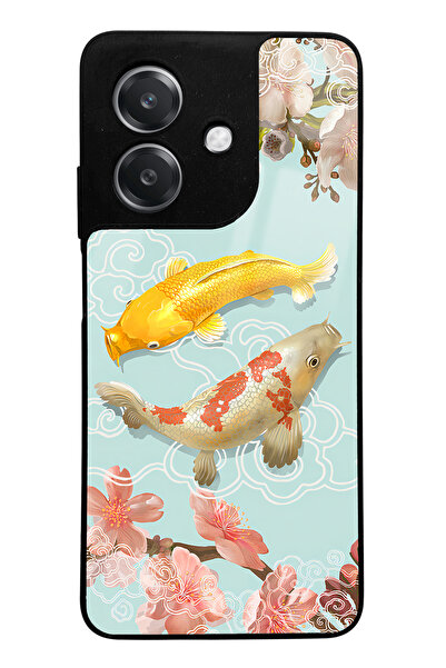 Spoyi Oppo A3 Compatible Koi Fish Design Glossy Phone Case