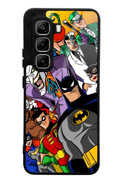 Spoyi Infinix Hot 50 Pro Glossy Phone Case with Dc Comics Design