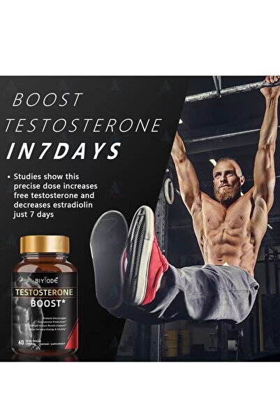 BIYODE Testosterone Booster & Energy Supplement for Men
