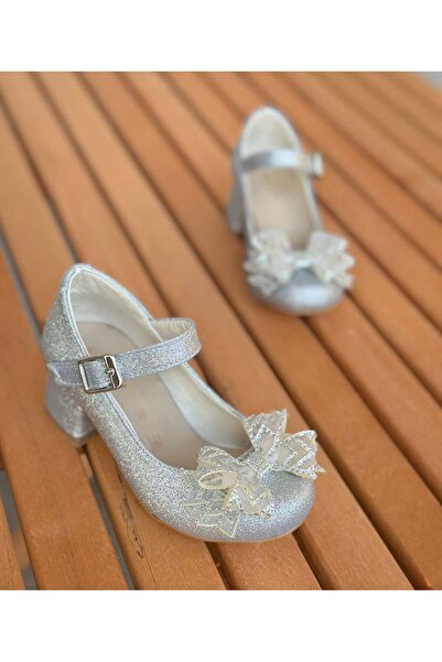 Surpie Shoes Pantofi cu toc pentru copii, pantofi cu toc joase, pantofi de seara pentru copii