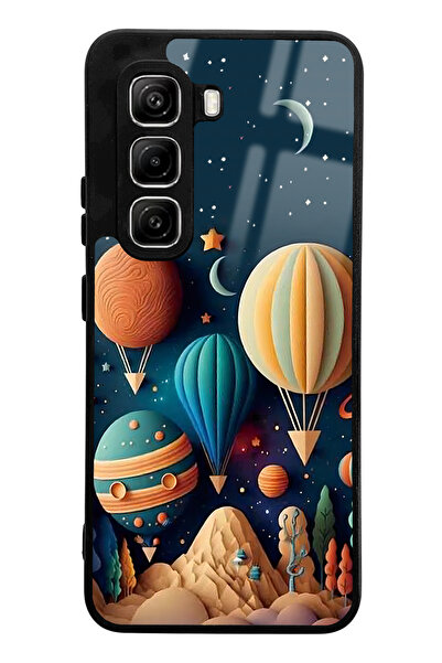 Spoyi Infinix Hot 50 Pro Astral Balloons Design Glossy Phone Case Compatible