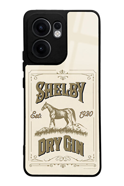Spoyi Oppo Reno 13F Compatible Peaky Blinders Shelby Dry Gin Design Glossy Phone Case