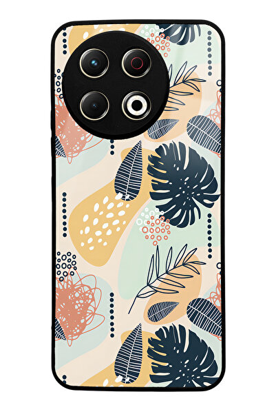 Spoyi Tecno Spark 30 Pro Compatible Leaf Design Glossy Phone Case