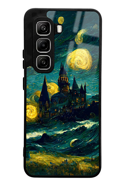 Spoyi Infinix Hot 50 Pro Compatible Van Gogh Designed Glossy Phone Case