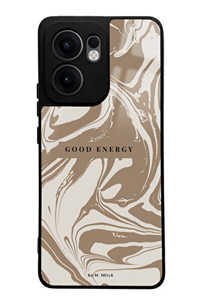 Spoyi Good Energy Design Glossy Phone Case Compatible with Oppo Reno 13F