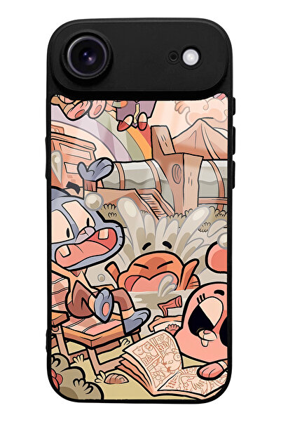 Spoyi Gumball Design Glossy Phone Case Compatible with iPhone 17 Air