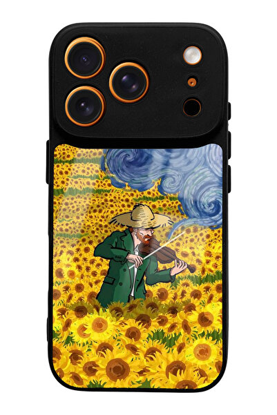 Spoyi iPhone 17 Pro Violinist Design Glossy Phone Case