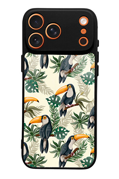 Spoyi iPhone 17 Pro Max Toucan Bird Design Glossy Phone Case