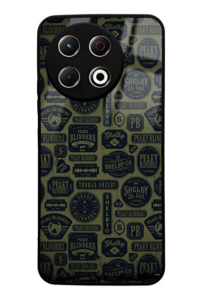 Spoyi Tecno Spark 30 Pro Peaky Blinders Wallpaper Design Glossy Phone Case Compatible