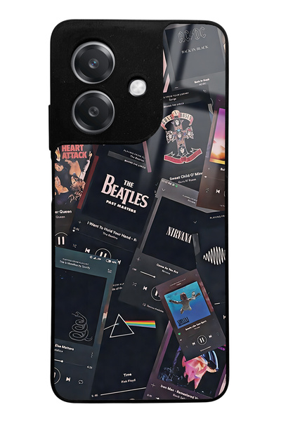 Spoyi Oppo A3 Compatible Retro Music Design Glossy Phone Case