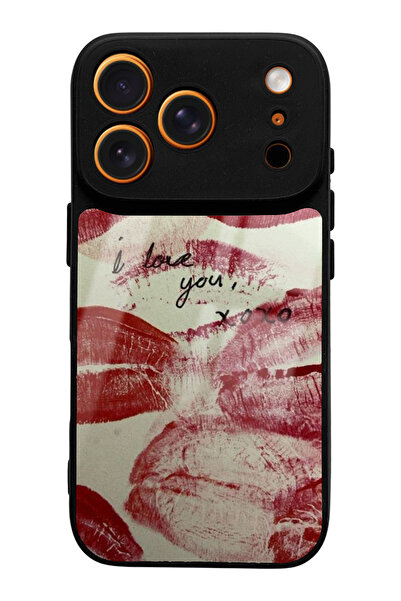 Spoyi iPhone 17 Pro I Love You Design Glossy Phone Case Compatible