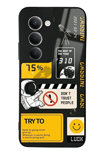 Spoyi غطاء هاتف لامع متوافق مع شاومي ريدمي 15 بتصميم مميز