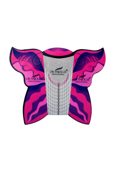 Oranjollie Professional Rola sablon fluture roz Oranjollie 50 buc
