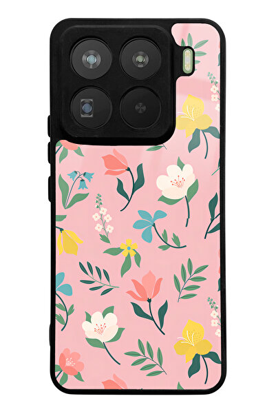 Spoyi Xiaomi Mi 15 Pro Pinky Flowers Design Glossy Phone Case Compatible