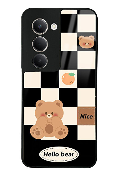 Spoyi حافظة هاتف لامعة بتصميم هيلو بير متوافقة مع هاتف شاومي ريدمي 15