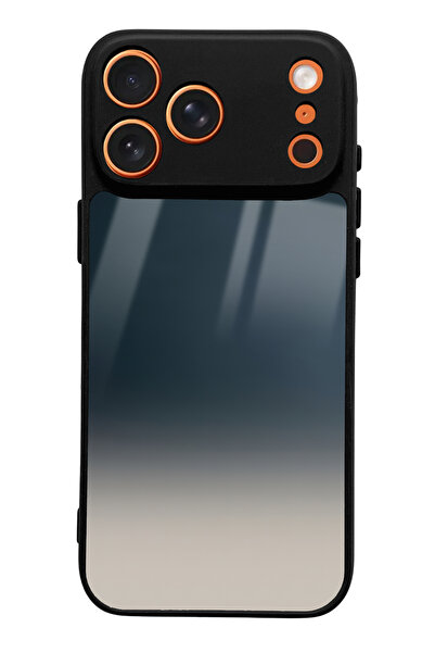 Spoyi Blue Gradient Design Glossy Phone Case Compatible with iPhone 17 Pro Max