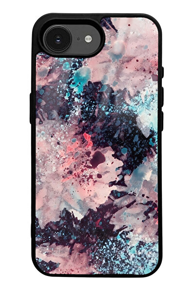 Spoyi Color Explosion Design Glossy Phone Case Compatible with iPhone 16E