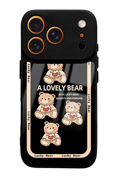 Spoyi 17 Pro Compatible Lucky Bear Designed Glossy Phone Case