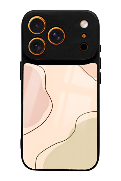 Spoyi iPhone 17 Pro Compatible Nude Colors Designed Glossy Phone Case