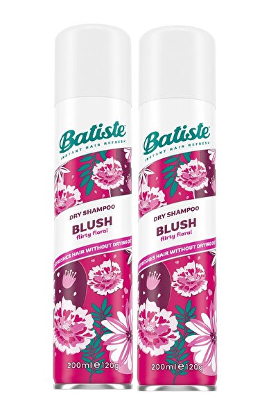 Batiste Blush Kuru Şampuan 200 ml x2 Adet Set – Çiçeksi Kokulu Hızlı Tazelik