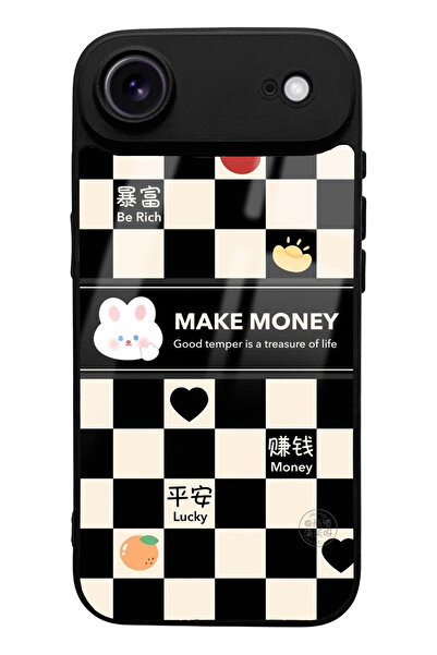 Spoyi iPhone 17 Air Compatible Make Money Design Glossy Phone Case