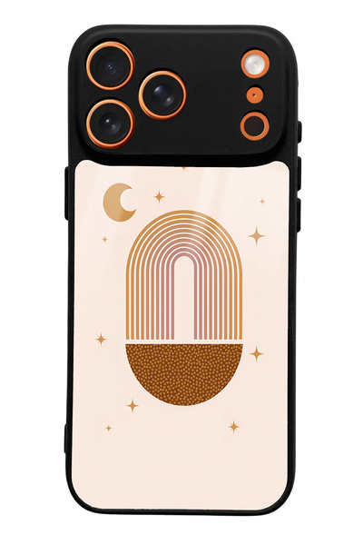 Spoyi iPhone 17 Pro Max Compatible Nude Art Night Design Glossy Phone Case