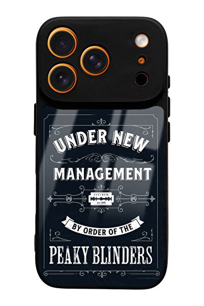 Spoyi Peaky Blinders Management Designed Glossy Phone Case Compatible with iPhone 17 Pro