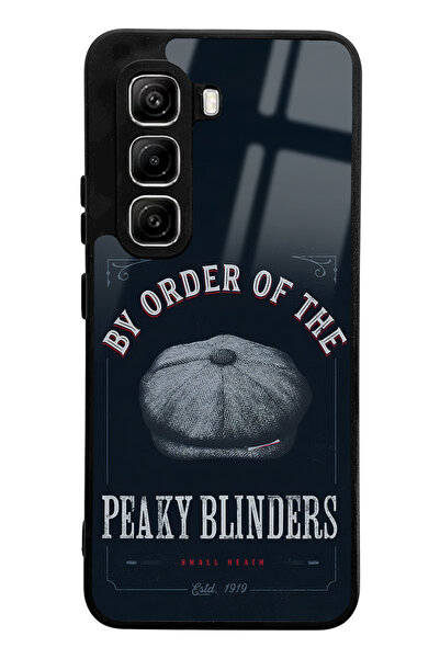 Spoyi Infinix Hot 50 Pro Compatible Peaky Blinders Cap Design Glossy Phone Case