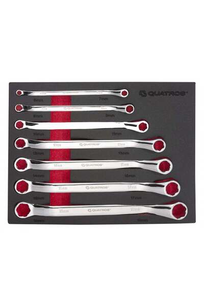 Quatros ΜΟΝΑΔΑ ΔΙΠΛΟΥ ΚΛΕΙΔΙΟΥ ΜΕ ΣΤΡΟΦΑΛΟ 6-19MM 7 ΤΕΜΑΧΙΑ