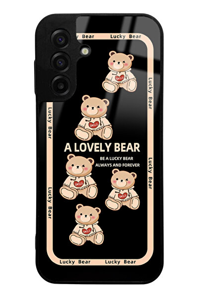 Spoyi Samsung A17 Compatible Lucky Bear Designed Glossy Phone Case
