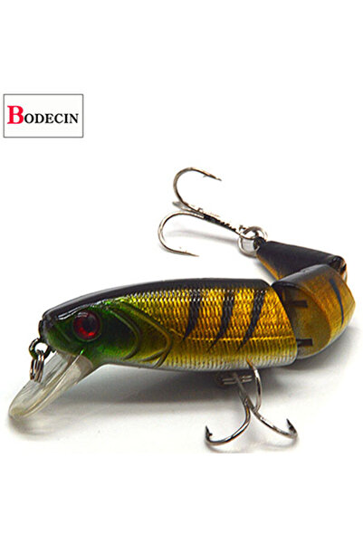 Choice C3 1 قطعة طُعم صيد سمك القاروص الصلب متعدد الأقسام عيون ثلاثية الأبعاد...