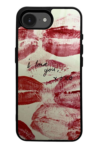 Spoyi iPhone 16E Compatible I Love You Design Glossy Phone Case