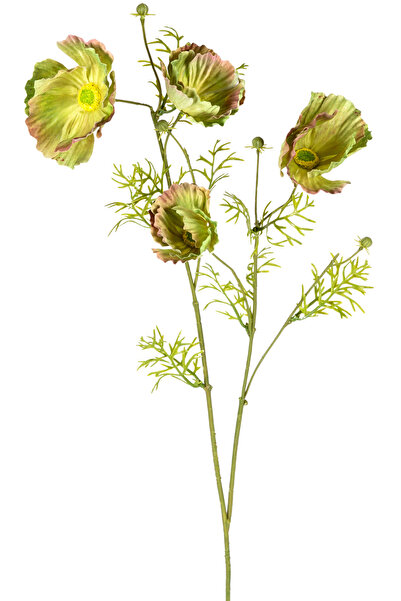 Herdekora Yapay Çiçek, Gelincik, Yeşil - 70 cm