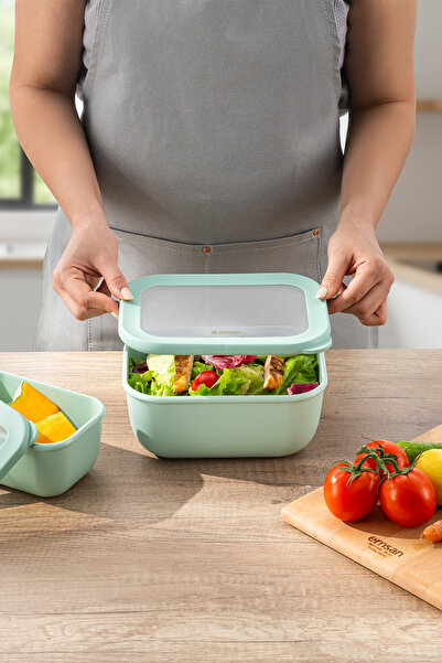 Emsan Lora 2-Piece Storage Container Khaki