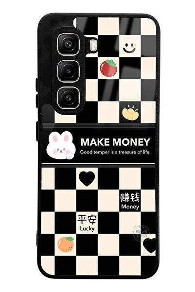 Spoyi Infinix Hot 50 Pro Make Money Design Glossy Phone Case Compatible