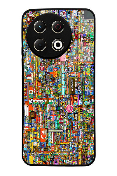 Spoyi Tecno Spark 30 Pro R/Place Commemorative Design Glossy Phone Case Compatible