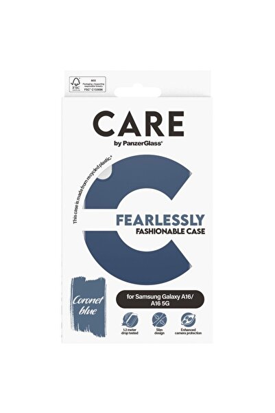 CARE by PanzerGlass® Θήκη για Samsung Galaxy A16, Μοντέρνα θήκη, Αντιολισθητική, Αντιδακτυλική, Καφέ