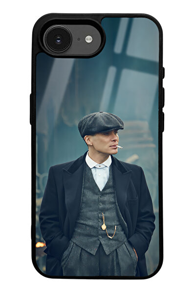 Spoyi iPhone 16E Compatible Peaky Blinders Thomas Shelby Designed Glossy Phone Case